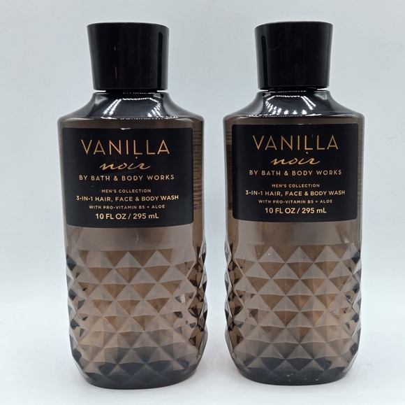 Bath & Body Works Vanilla Noir 3-in-1 Body Wash Bundle Set - Picture 1 of 4